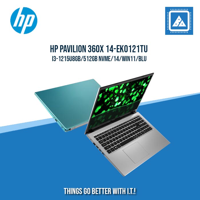 HP PAVILION 360X 14-EK0121TU i3-1215U/8GB/512GB NVMe | BEST FOR STUDENTS LAPTOP