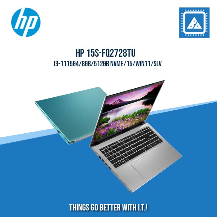 HP 15S-FQ2728TU  I3-1115G4/8GB/512GB NVMe | BEST FOR STUDENTS