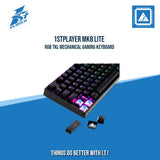 1STPLAYER MK8 LITE RGB TKL MECHANICAL GAMING KEYBOARD