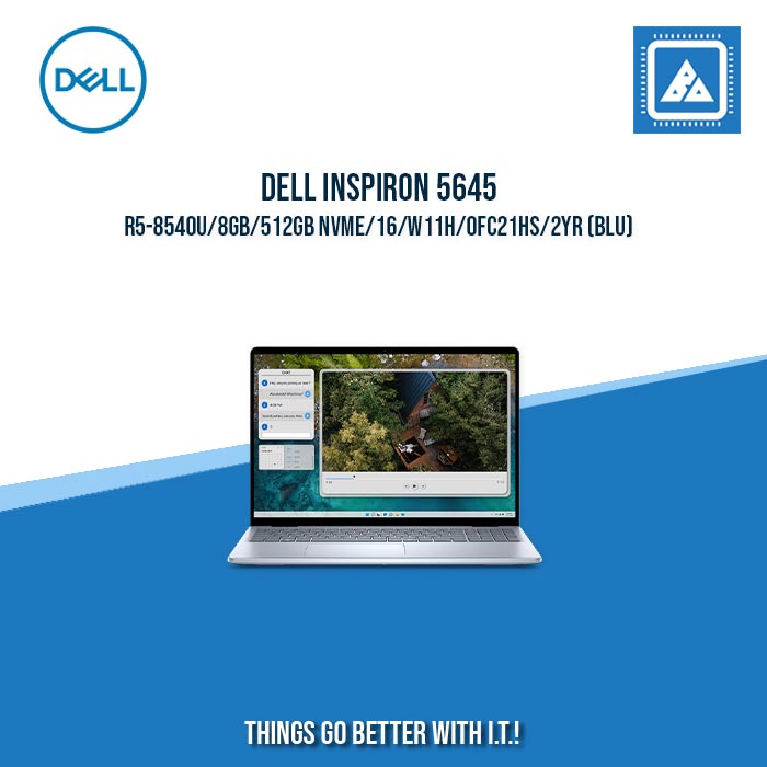 DELL INSPIRON 5645 R5-8540U/8GB/512GB NVME || BEST FOR STUDENTS