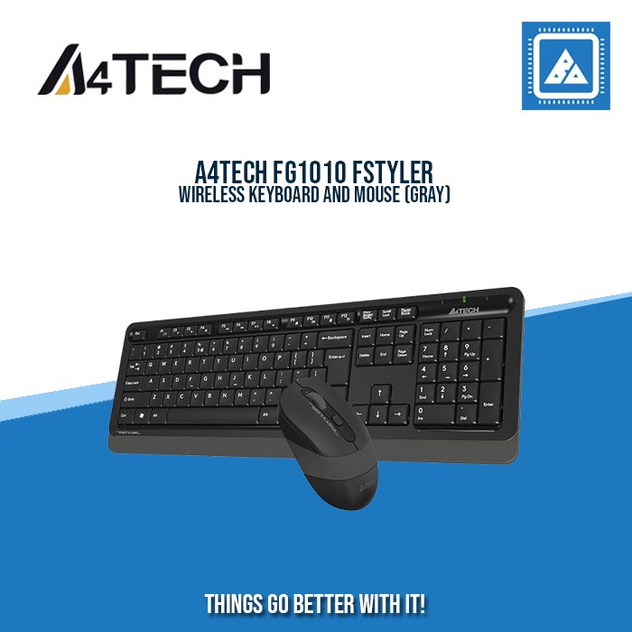 A4TECH FG1010 FSTYLER WIRELESS KEYBOARD AND MOUSE