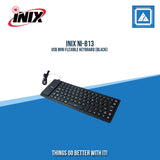 INIX NI-813 USB MINI FLEXIBLE KEYBOARD (BLACK)