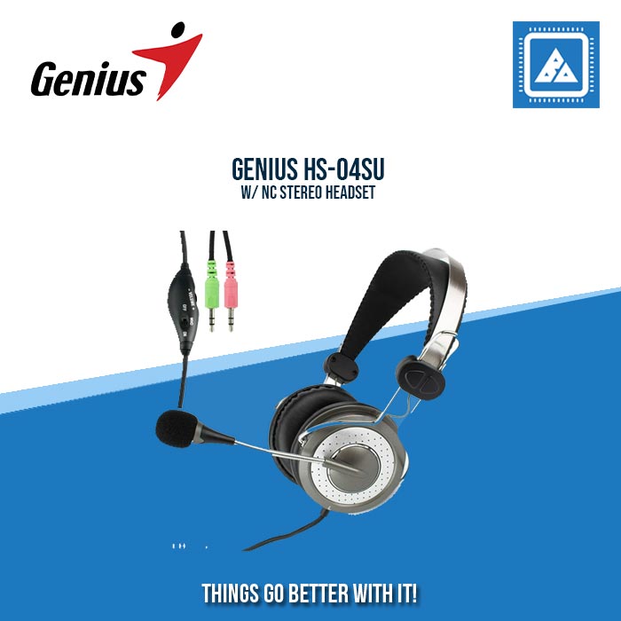 GENIUS HS-04SU W/ NC STEREO HEADSET