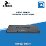 GLORIOUS GMMK PRO 75% TKL BAREBONE KEYBOARD (BLACK SLATE)