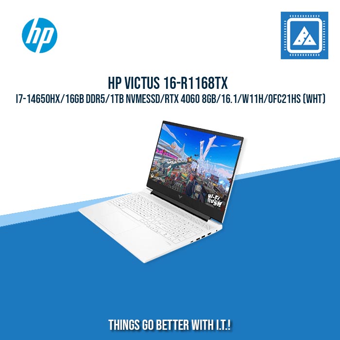 HP VICTUS 16-R1168TX i7-14650HX/16GB DDR5/1TB NVMeSSD/RTX 4060 8GB | BEST FOR GAMING AND AUTOCAD LAPTOP