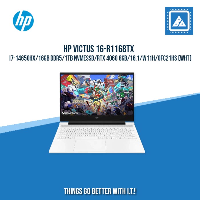 HP VICTUS 16-R1168TX i7-14650HX/16GB DDR5/1TB NVMeSSD/RTX 4060 8GB | BEST FOR GAMING AND AUTOCAD LAPTOP