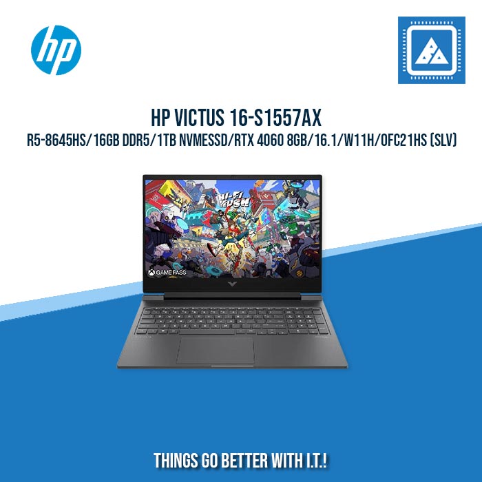 HP VICTUS 16-S1557AX R5-8645HS/16GB DDR5/1TB NVMeSSD/RTX 4060 8GB | BEST FOR GAMING AND AUTOCAD LAPTOP