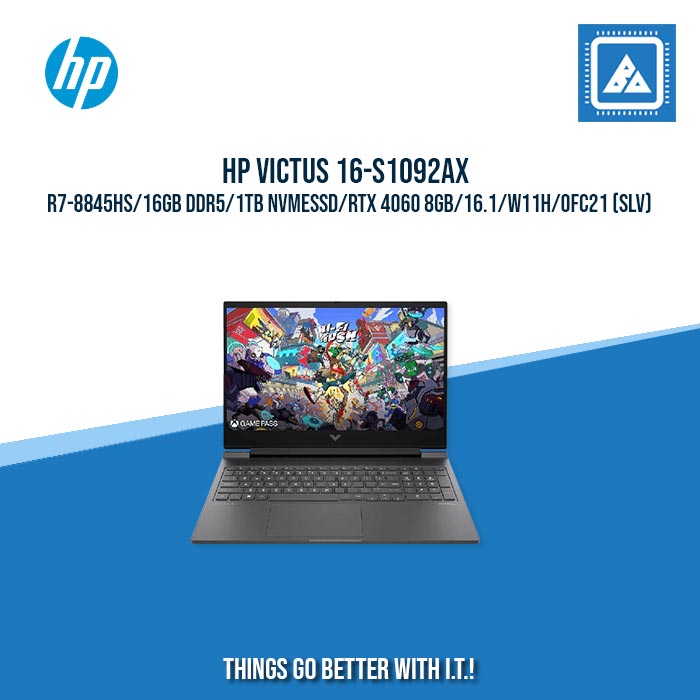 HP VICTUS 16-S1092AX R7-8845HS/16GB DDR5/1TB NVMeSSD | BEST FOR GAMING AND AUTOCAD LAPTOP