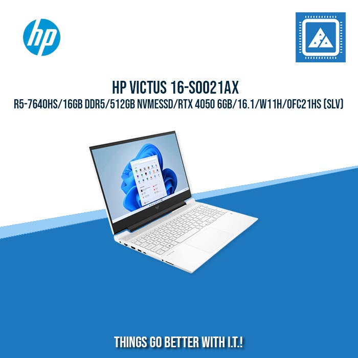 HP VICTUS 16-S0021AX R5-7640HS/16GB DDR5/512GB NVMeSSD/RTX 4050 6GB | BEST FOR GAMING AND AUTOCAD LAPTOP