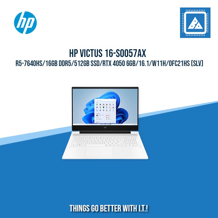 HP VICTUS 16-S0057AX R5-7640HS/16GB DDR5/512GB SSD/RTX 4050 6GB | BEST FOR GAMING AND AUTOCAD LAPTOP