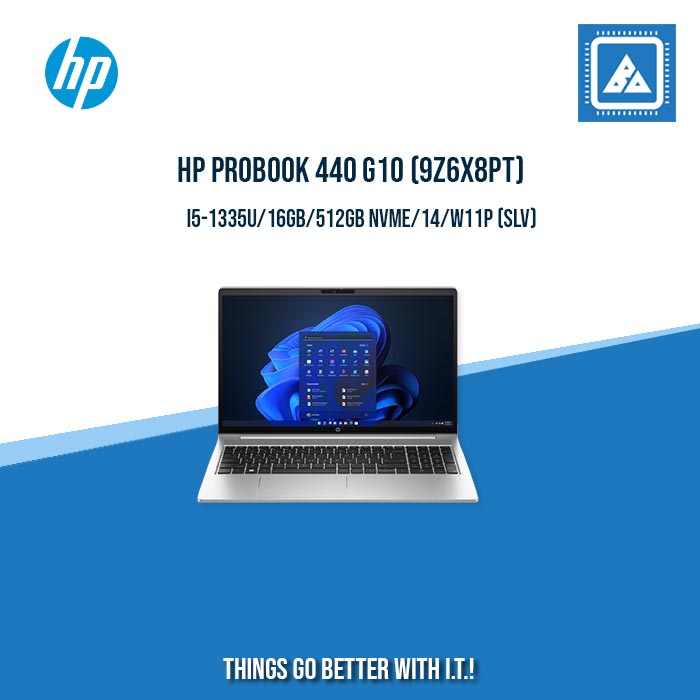 HP PROBOOK 440 G10 (9Z6X8PT) I5-1335U/16GB/512GB NVME | BEST FOR STUDENT AND FREELANCERS LAPTOP