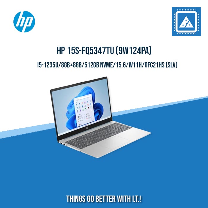 HP 15S-FQ5347TU i5-1235U/16GB DDR4/512GB NVMeSSD | BEST FOR STUDENTS AND FREELANCERS LAPTOP