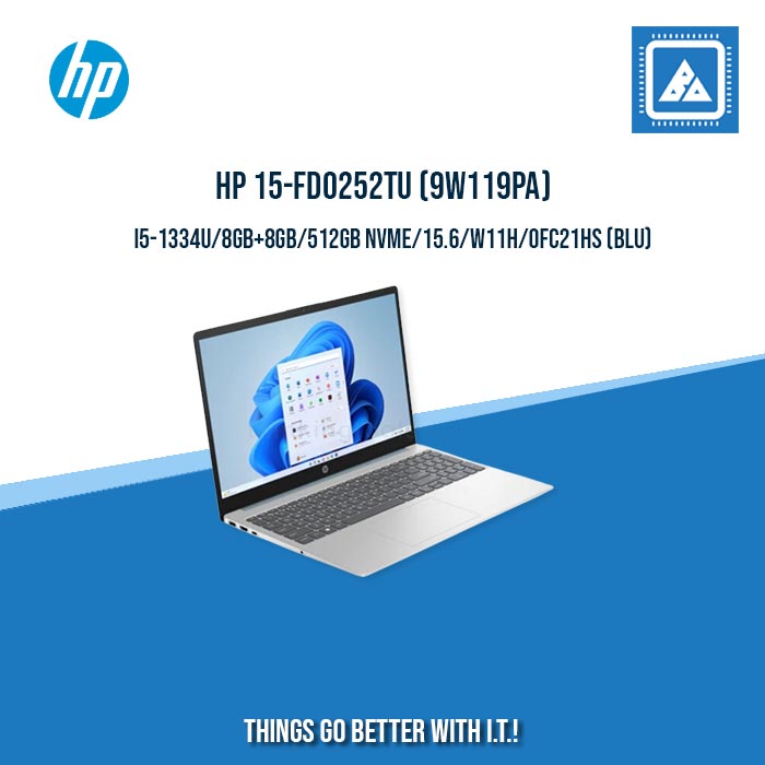 HP 15-FD0252TU i5-1334U/16GB DDR4/512GB NVMeSSD | BEST FOR STUDENT AND FREELANCER LAPTOP