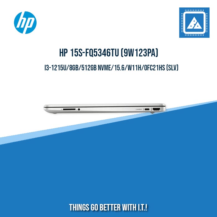 HP 15S-FQ5346TU i3-1215U/8GB DDR4/512GB NVMeSSD | BEST FOR STUDENT LAPTOP