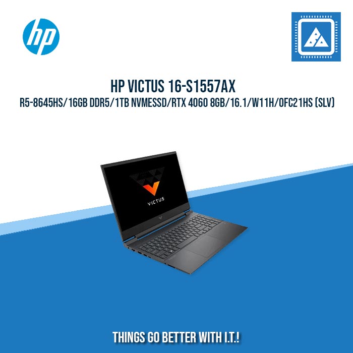 HP VICTUS 16-S1557AX R5-8645HS/16GB DDR5/1TB NVMeSSD/RTX 4060 8GB | BEST FOR GAMING AND AUTOCAD LAPTOP