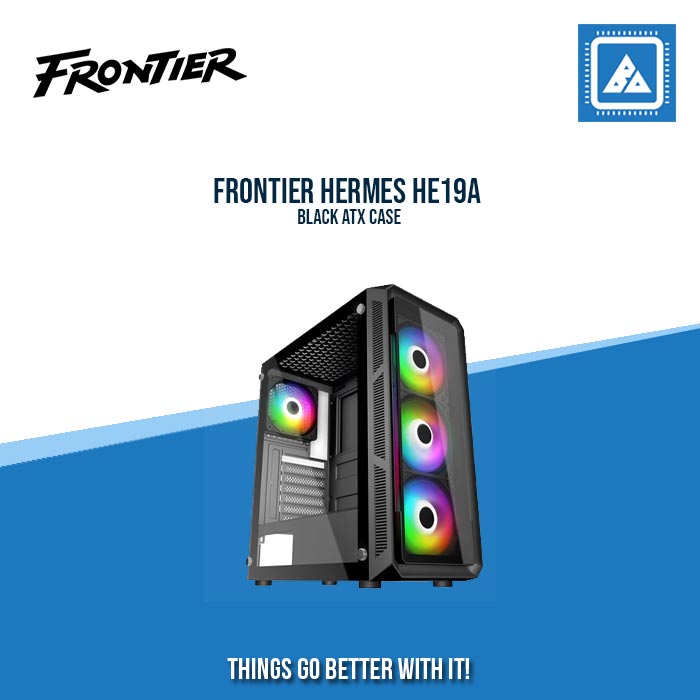 FRONTIER HERMES HE19A BLACK ATX CASE