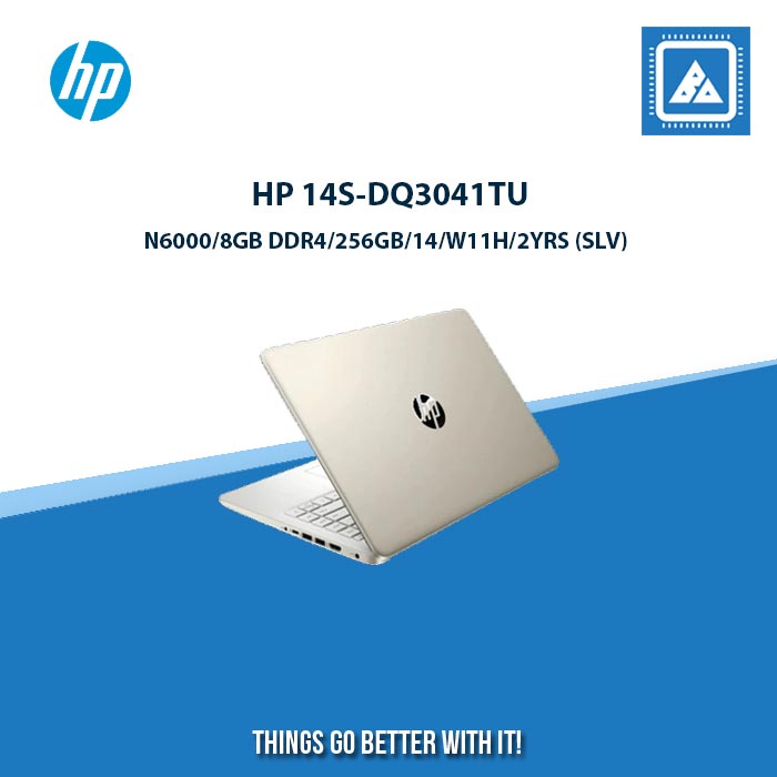 HP 14S-DQ3041TU N6000/8GB DDR4/256GB  BEST FOR STUDENT AND FREELANCERS LAPTOP