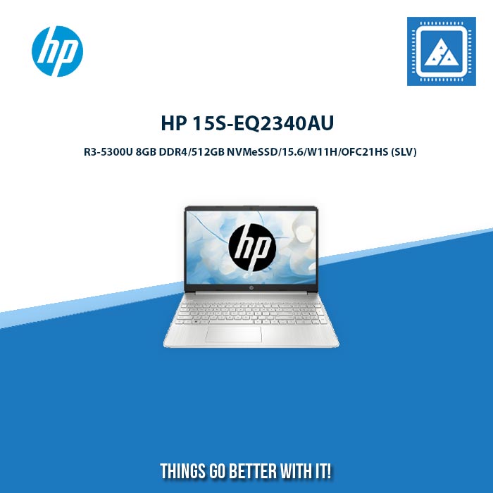 HP 15S-EQ2340AU R3-5300U 8GB DDR4/512GB STUDENT LAPTOPS