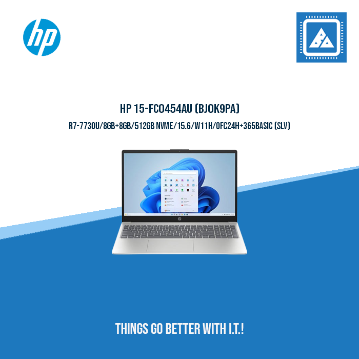 HP 15-FC0454AU (BJ0K9PA) R7-7730U | BEST FOR OFFICE