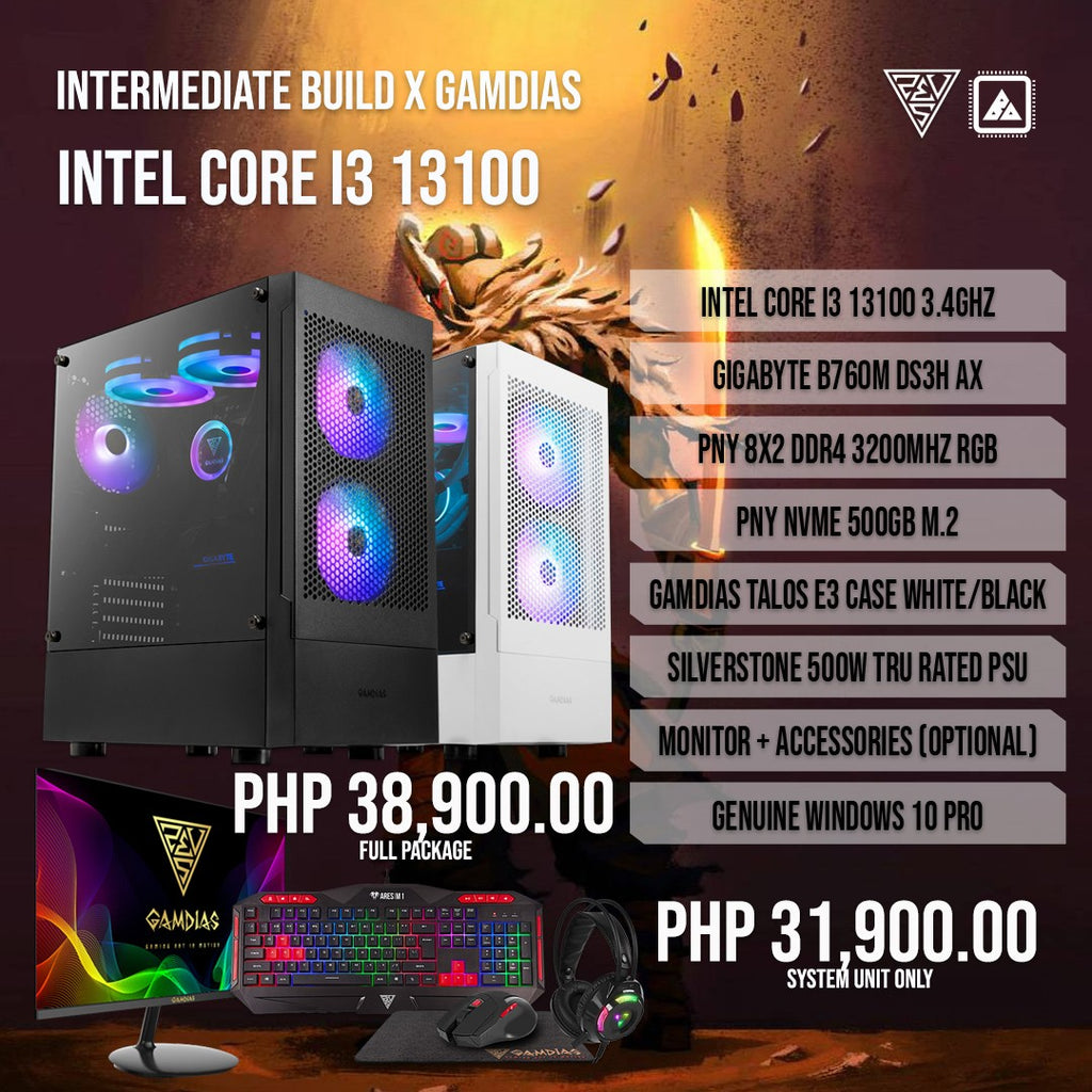 INTEL CORE I3 13100 INTERMEDIATE BUILD V.4