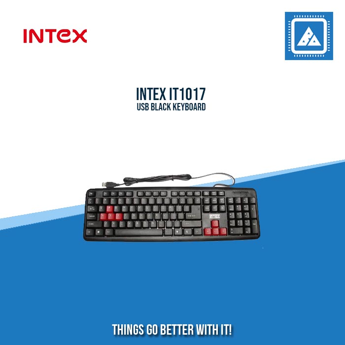 INTEX IT1017 USB BLACK KEYBOARD