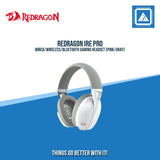 REDRAGON IRE PRO WIRED/WIRELESS/BLUETOOTH GAMING HEADSET (PINK/GRAY)