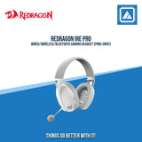 REDRAGON IRE PRO WIRED/WIRELESS/BLUETOOTH GAMING HEADSET (PINK/GRAY)