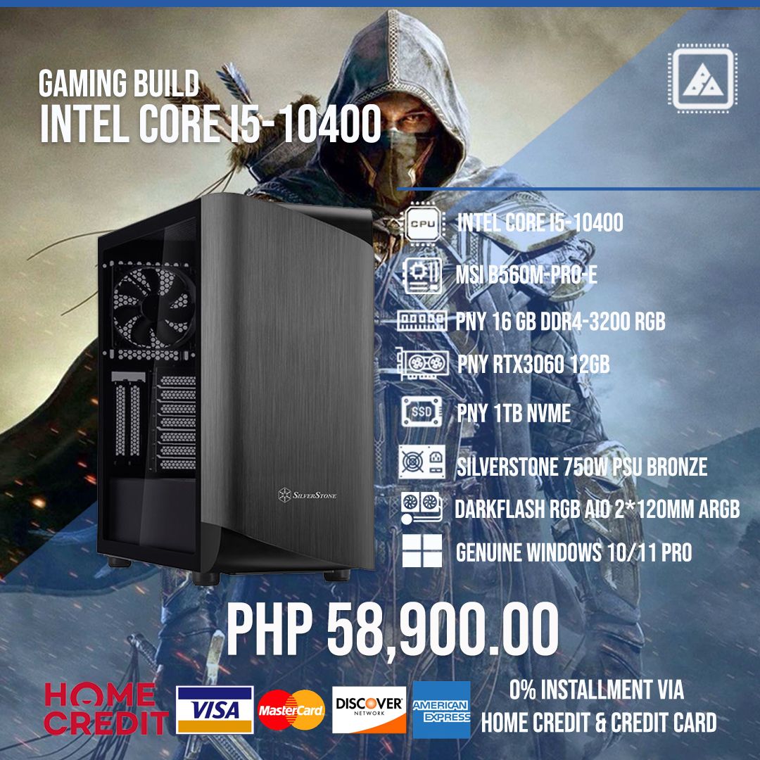 INTEL CORE I5-10400 Gaming Build V.2