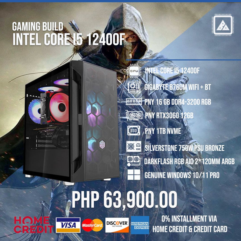 INTEL CORE I5 12400F Gaming Build V.2