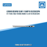 LENOVO IDEAPAD SLIM 5 13ARP10 83J20033PH R7-7735HS/16GB/1TB NVME | BEST FOR FREELANCER