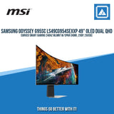 SAMSUNG ODYSSEY G95SC LS49CG954SEXXP 49" OLED DUAL QHD CURVED SMART GAMING 240HZ WLMNT W/SPKR (HDMI, 2XDP, 2XUSB)