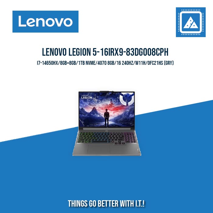 LENOVO LEGION 5-16IRX9-83DG008CPH  I7-14650HX/8GB+8GB/1TB OFFICES/HOMES/STUDENTS