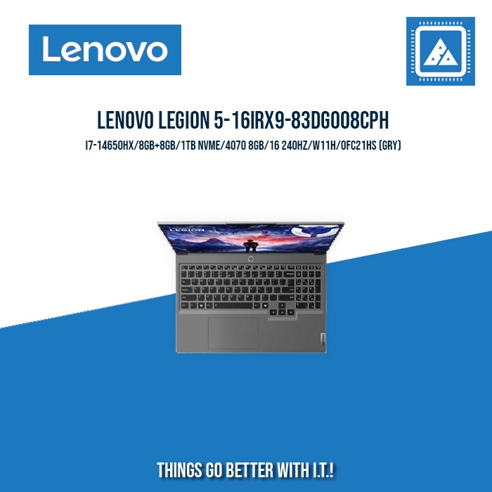 LENOVO LEGION 5-16IRX9-83DG008CPH  I7-14650HX/8GB+8GB/1TB OFFICES/HOMES/STUDENTS