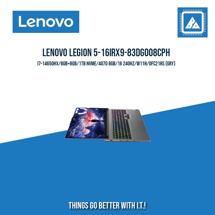 LENOVO LEGION 5-16IRX9-83DG008CPH  I7-14650HX/8GB+8GB/1TB OFFICES/HOMES/STUDENTS