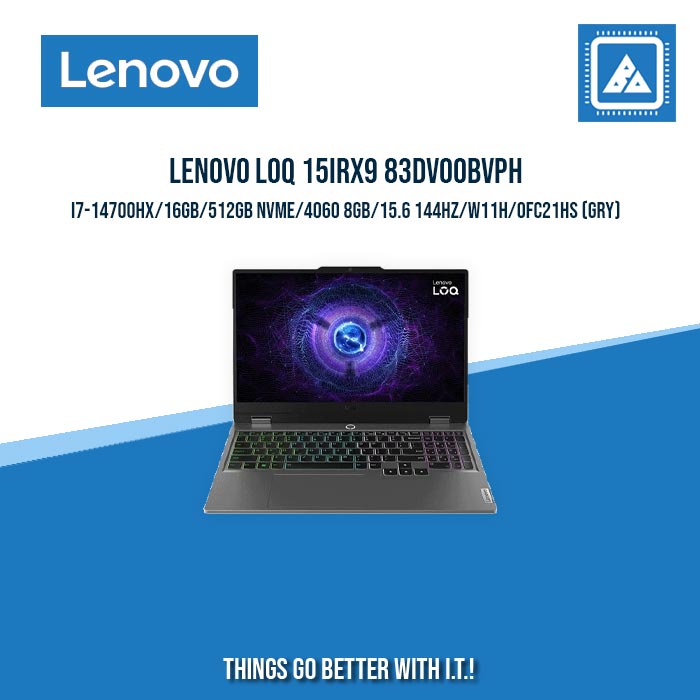 LENOVO LOQ 15IRX9 83DV00BVPH I7-14700HX/16GB/512GB | BEST FOR FREELANCERS LAPTOP