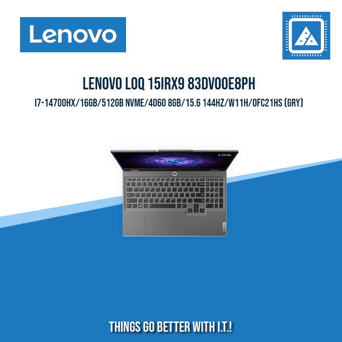 LENOVO LOQ 15IRX9 83DV00E8PH I5-13450HX/8GB/512GB NVME/4050 6GB | BEST FOR FREELANCERS AND GAMING LAPTOP