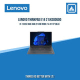 LENOVO THINKPAD E14 21JKS00U00 I5-1335U/8GB+8GB/512GB NVME | BEST FOR STUDET AND FREELANCER LAPTOP