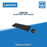 LENOVO 300 USB COMBO KEYBOARD + MOUSE (GX30M39606)