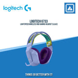 LOGITECH G733 LIGHTSPEED WIRELESS RGB GAMING HEADSET (LILAC)