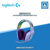 LOGITECH G733 LIGHTSPEED WIRELESS RGB GAMING HEADSET (LILAC)