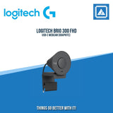 LOGITECH BRIO 300 FHD USB-C WEBCAM (GRAPHITE)