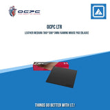 OCPC LTR LEATHER MEDIUM/360*300*3MM/GAMING MOUSE PAD (BLACK|BROWN)
