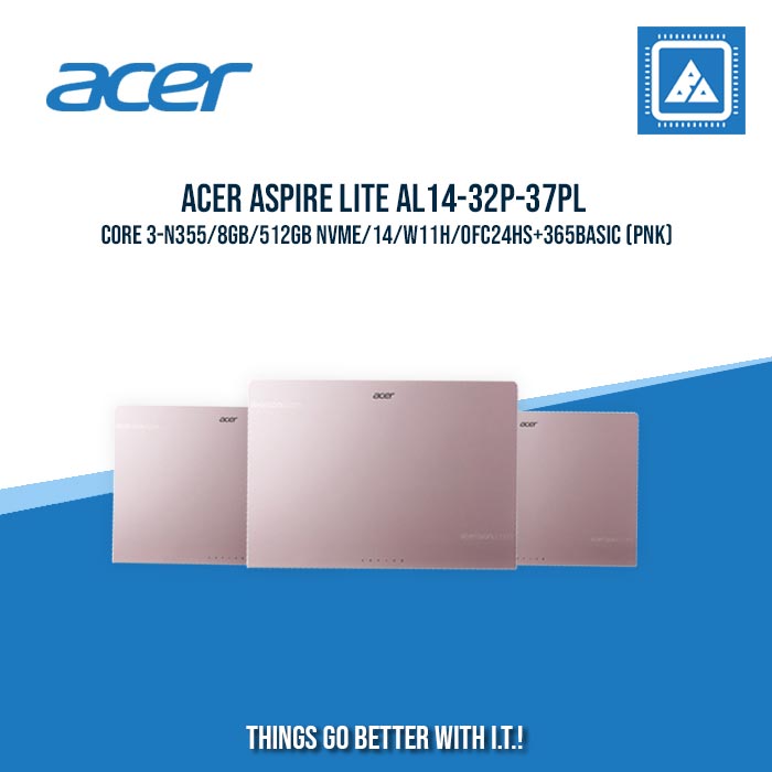 ACER ASPIRE LITE AL14-32P-37PL CORE 3-N355/8GB/512GB NVME | BEST FOR STUDENTS