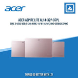 ACER ASPIRE LITE AL14-32P-37PL CORE 3-N355/8GB/512GB NVME | BEST FOR STUDENTS