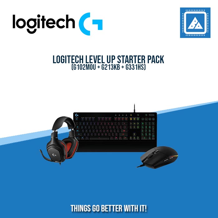 LOGITECH LEVEL UP STARTER PACK (G102MOU + G213KB + G331HS)