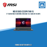 MSI B13UCX-2233PH THIN 15 I7-13620H/8GB/512GB NVME/2050 4GB | BEST FOR GAMING AND FREELANCER LAPTOP
