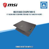 MSI B13UCX-2233PH THIN 15 I7-13620H/8GB/512GB NVME/2050 4GB | BEST FOR GAMING AND FREELANCER LAPTOP