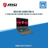 MSI B13UC-2438PH THIN 15 I7-13620H/8GB+8GB/512GB NVME/3050 4GB | BEST FOR AUTOCAD AND GAMING LAPTOP
