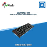DUCKY ONE 2 MINI RGB V2 60% MECHANICAL KEYBOARD (BROWN SWITCH) BLACK