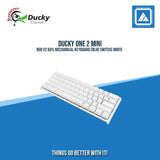 DUCKY ONE 2 MINI RGB V2 60% MECHANICAL KEYBOARD (BLUE SWITCH) WHITE